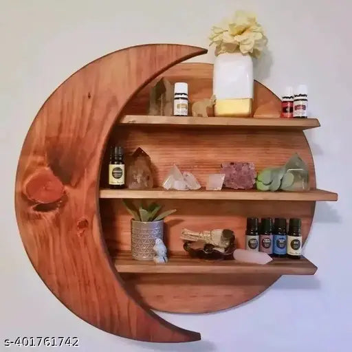ARTIHC CRAFT Wall decor & hangings Moon shelf HOME AND OFFICE FOR DECOR AND FANCY DESINGER